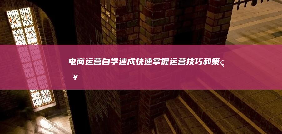 电商运营自学速成：快速掌握运营技巧和策略